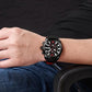 Montre à quartz analogique pour homme