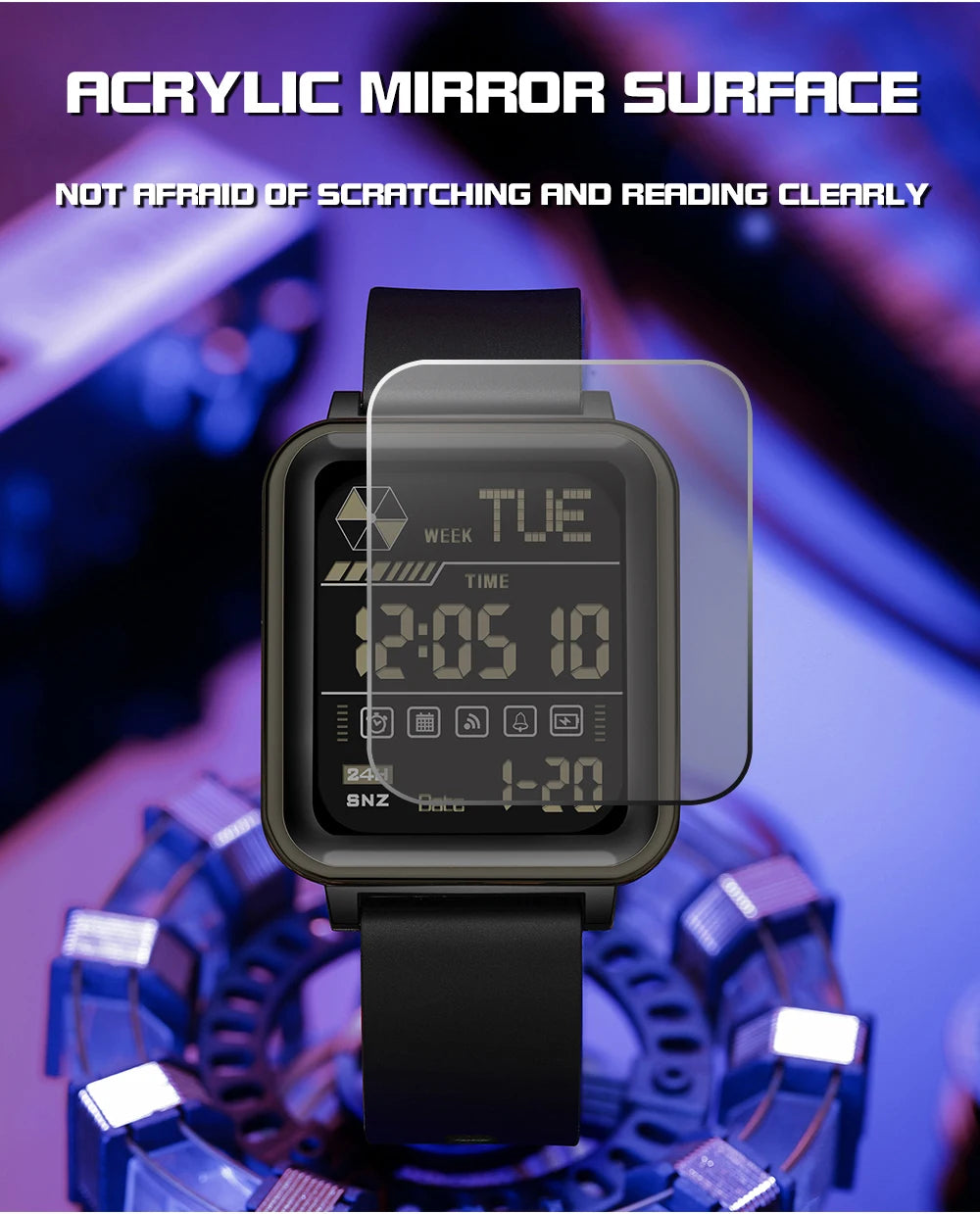 Montre numérique fonctionnelle