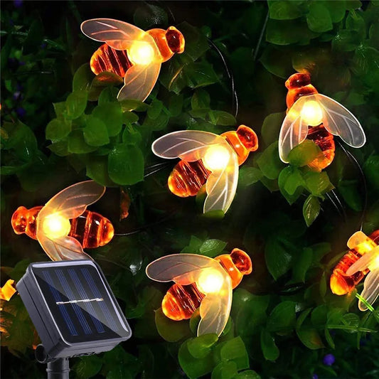 Abeilles lampes solaires décoration de jardin