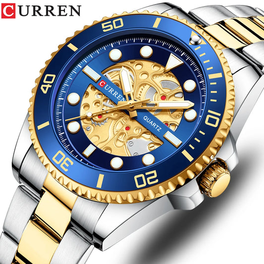 Montre Design mécanique pour hommes