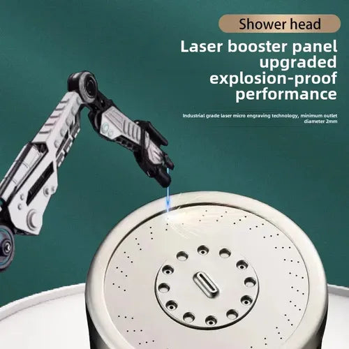 Pommeau de douche rond, 3 Modes, haute pression