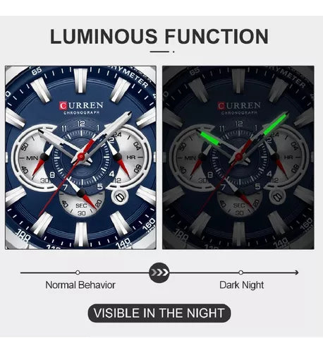 Montre Chronographe Décontracté pour hommes