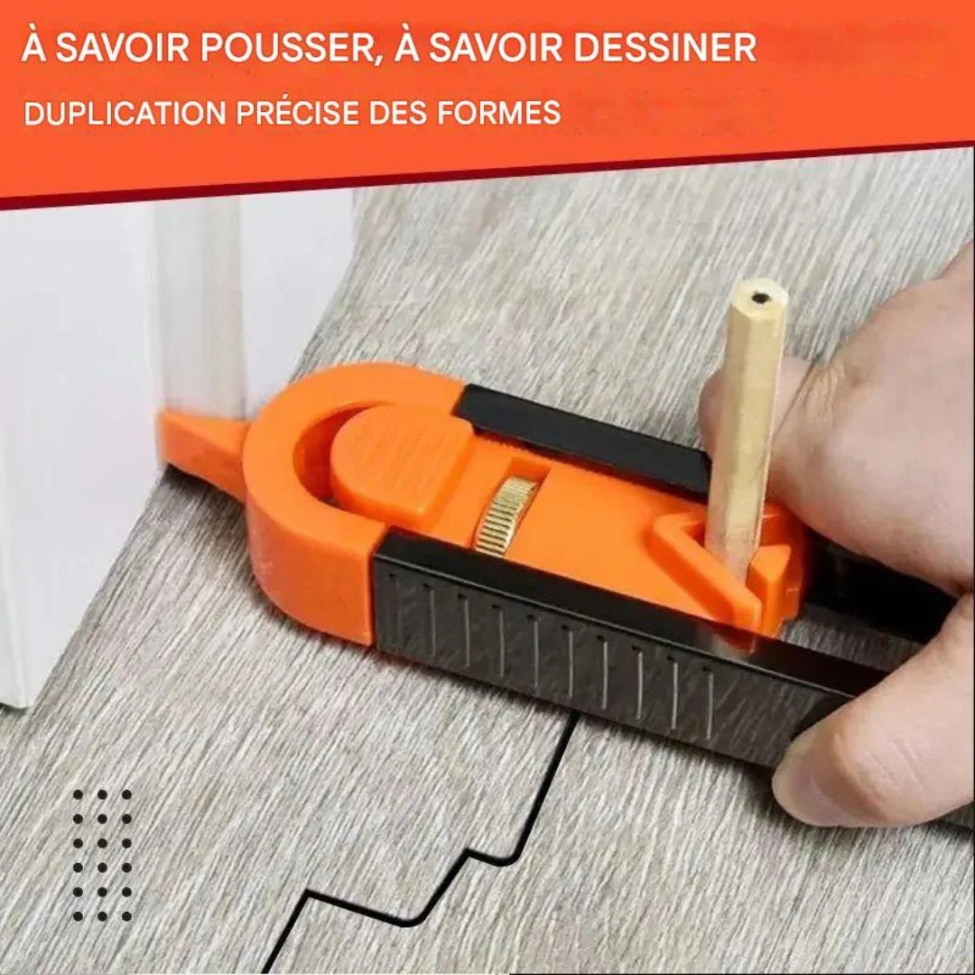 Règle de traçage de contour avec verrouillage