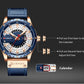 Montre-bracelet en cuir pour hommes