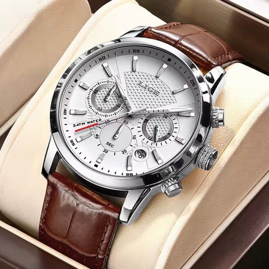 Montre Haut de gamme en cuir pour hommes
