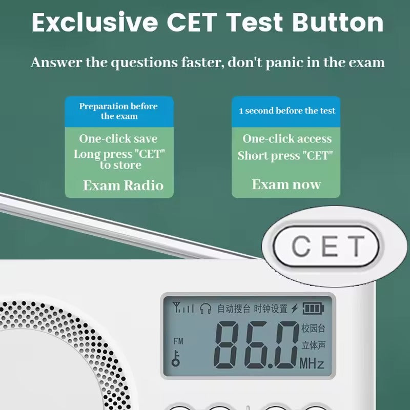 Mini Radio Portable Rechargeable numérique FM