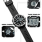 Montre à quartz militaire étanche pour homme