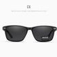 Lunettes de soleil carrées assorties pour hommes