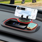 Tapis anti-dérapant avec support de téléphone portable pour voiture