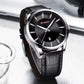 Montre à Quartz avec bracelet en cuir pour homme