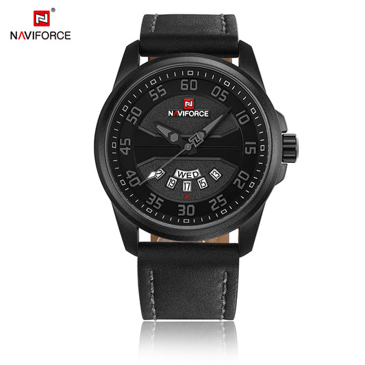 Montres à quartz bracelet en cuir militaire