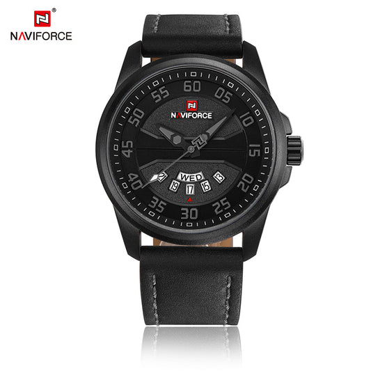 Montres à quartz bracelet en cuir militaire