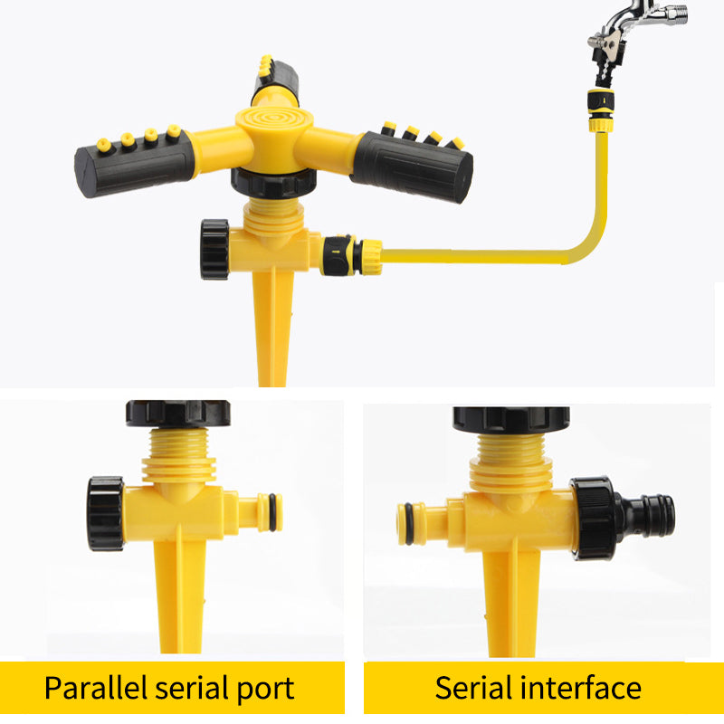 Arroseur de jardin rotatif automatique à 360 degrés