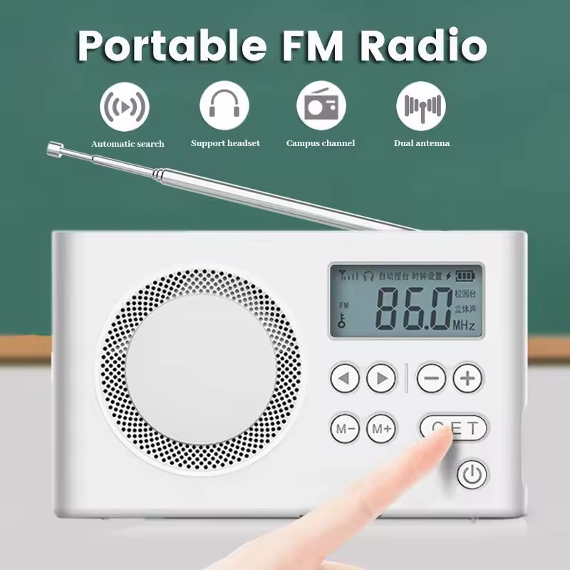 Mini Radio Portable Rechargeable numérique FM