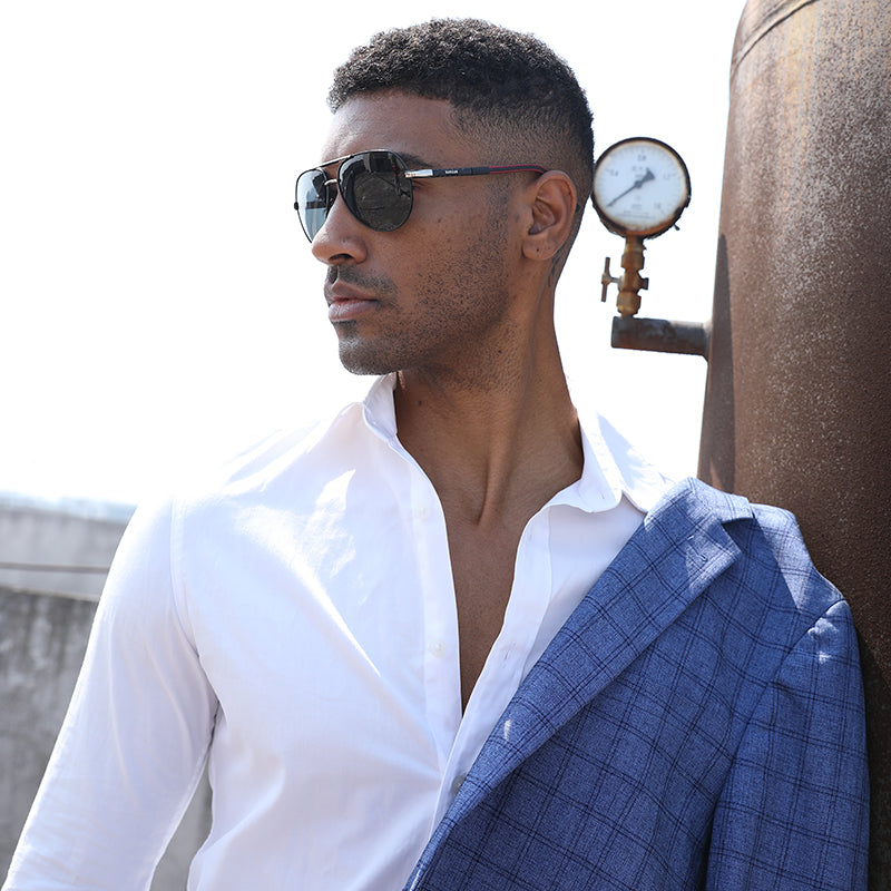 Lunettes de soleil classiques pour hommes