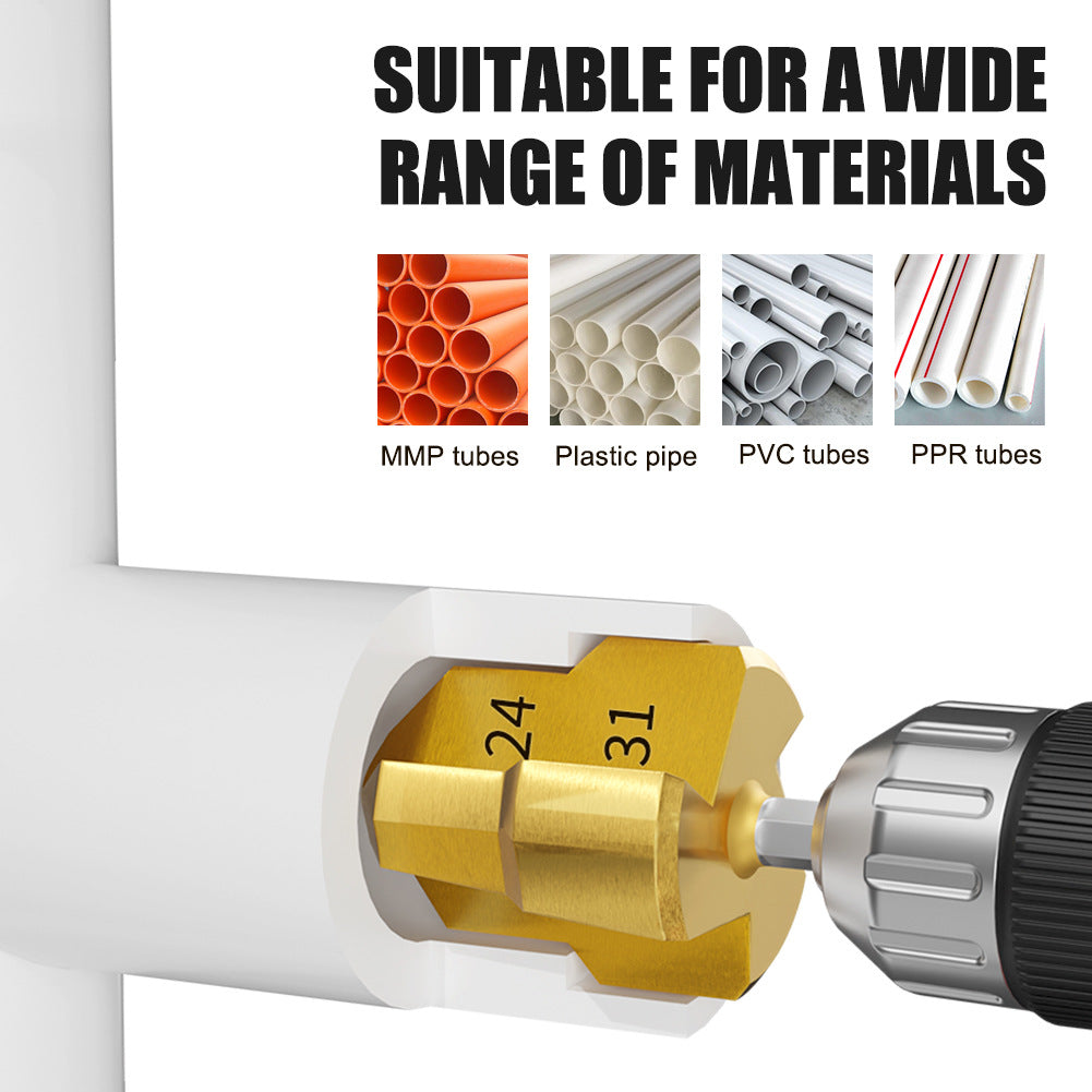 Foret Hexagonal PPR pour Tuyaux 20-32mm 3 pièces