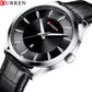 Montre à Quartz avec bracelet en cuir pour homme