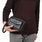 Sac à main prestigieux en cuir pour homme