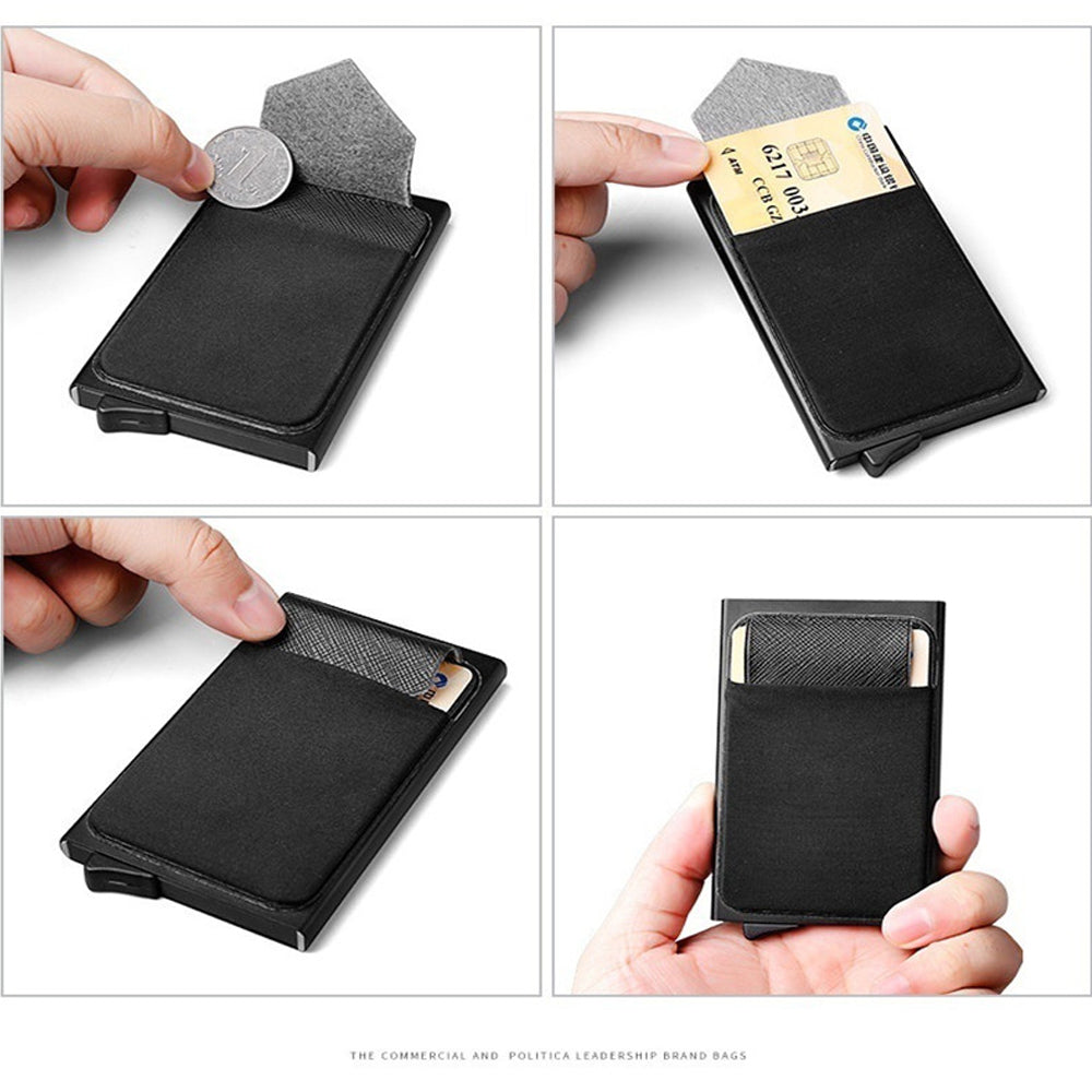 Porte-cartes intelligent Pop-Up pour hommes