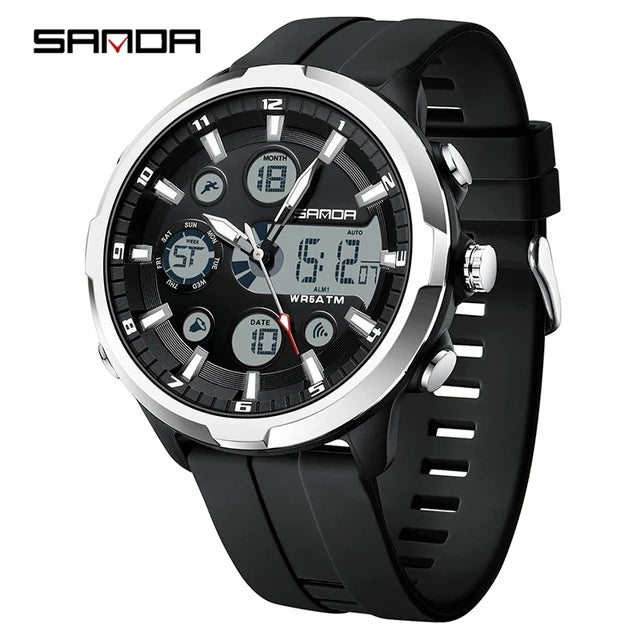 Montre à quartz militaire étanche pour homme