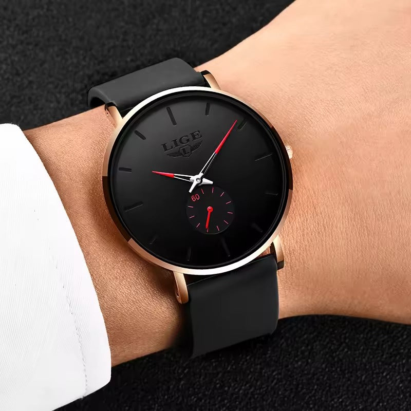 Montre haut de gamme Ultra-mince pour homme