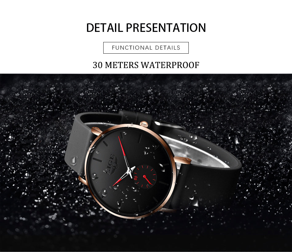 Montre haut de gamme Ultra-mince pour homme