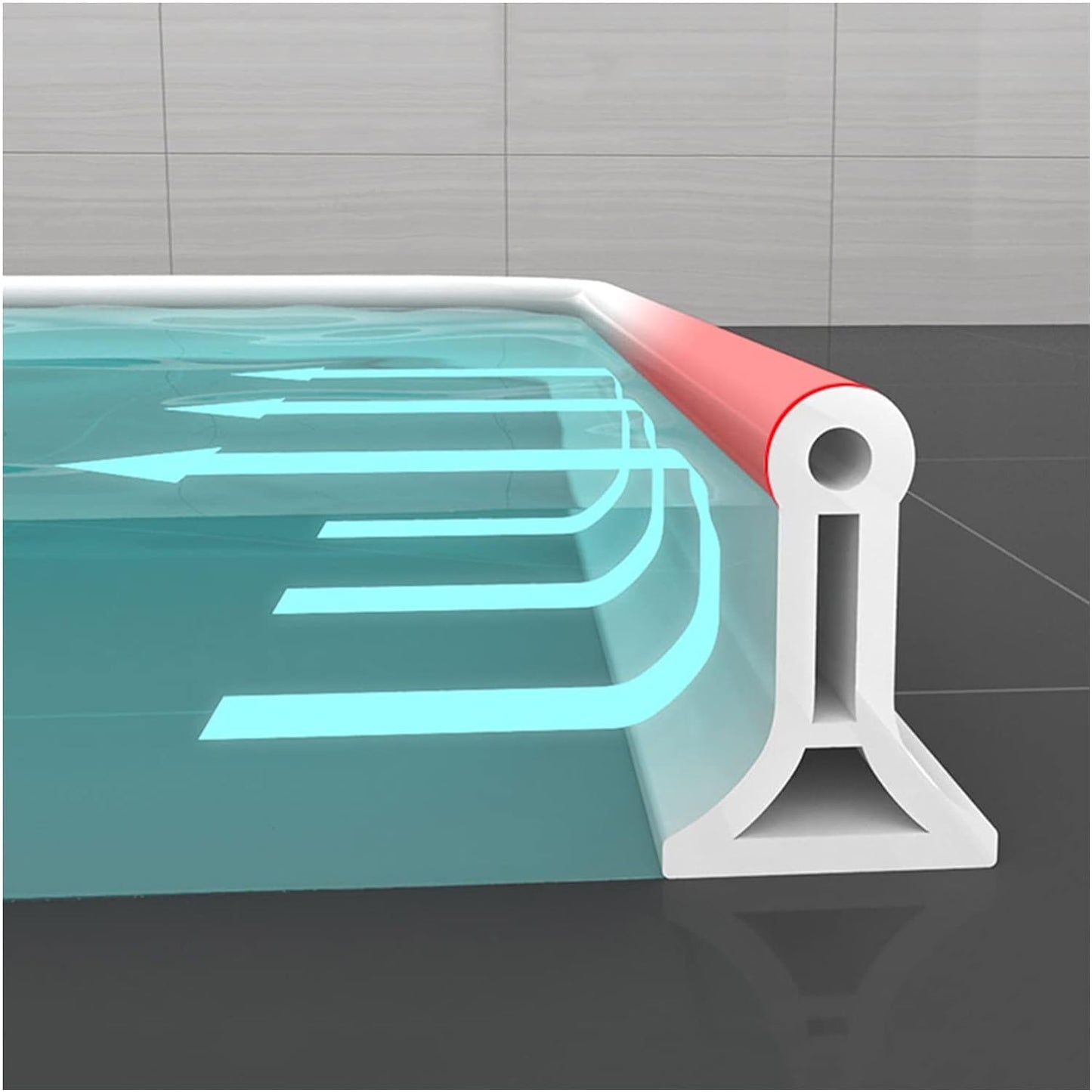 Butée d'eau pour salle de bain Bande imperméable