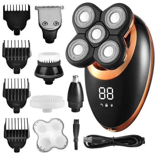 Rasoir électrique étanche pour hommes tondeuse à barbe Rechargeable