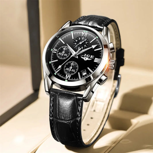 Montre à quartz de luxe pour hommes