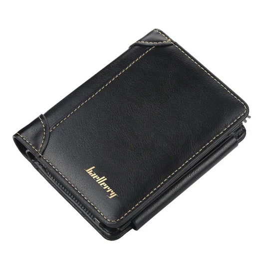 Portefeuilles en cuir PU pour hommes vintage