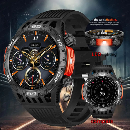 Montre intelligente étanche avec éclairage LED