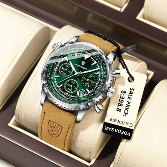 Montre à quartz de luxe pour homme