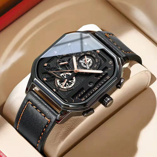 Montre à quartz étanche pour homme