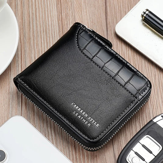 Portefeuille de luxe en cuir pour homme