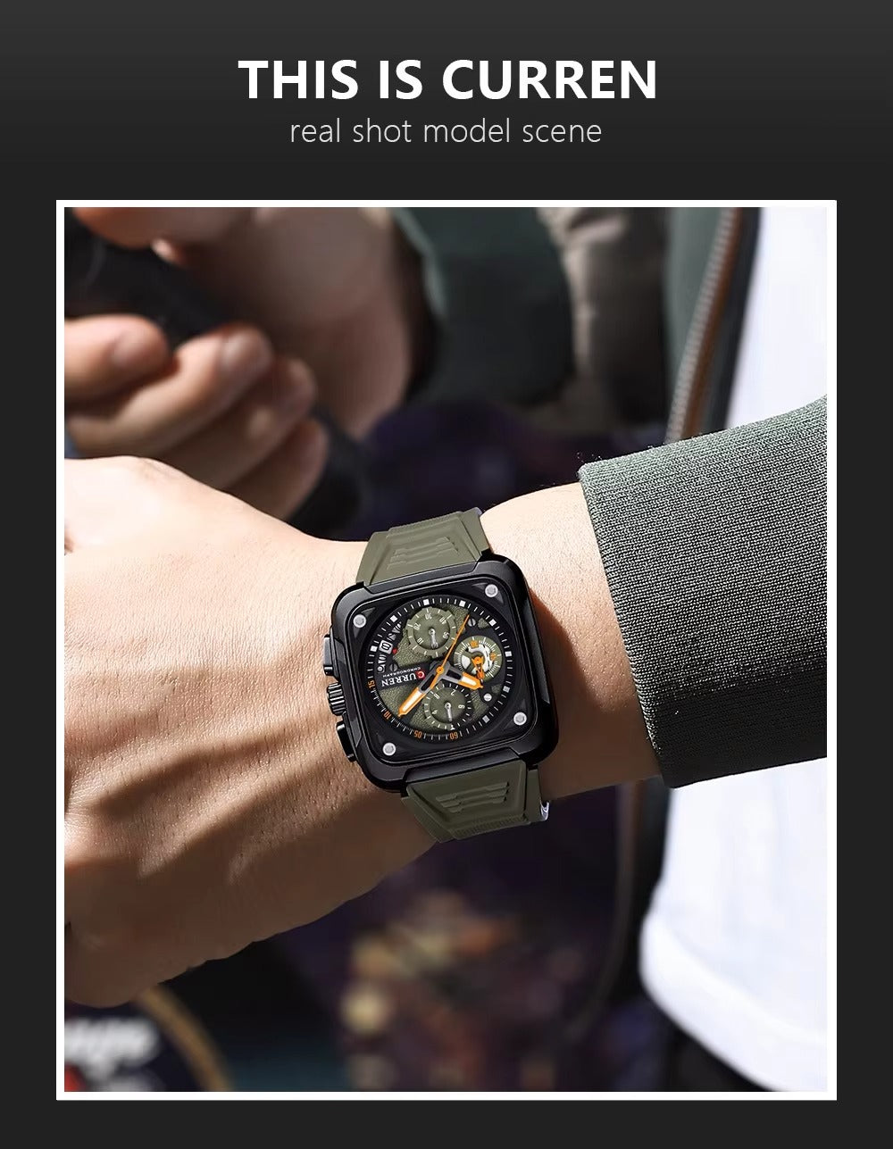 Montre à quartz de luxe pour homme