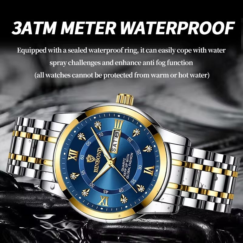 Montre lumineuse de luxe pour Homme