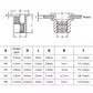 Assortiment de Rivets Rivnut en Aluminium  M3, M5, M6, M8 - 70 pièces
