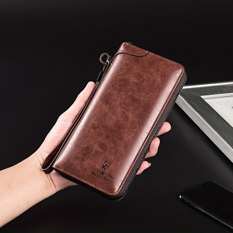 Portefeuille Long à fermeture éclair pour hommes