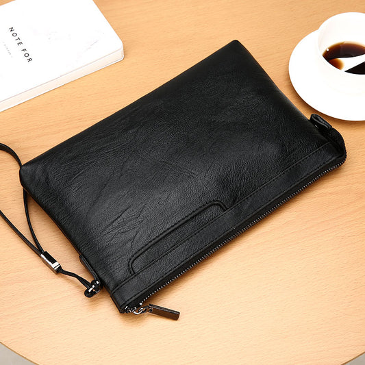 Sac à main d'affaires en cuir PU pour hommes