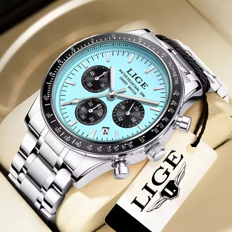 Montre de luxe chronographe pour hommes