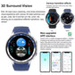 Montre intelligente avec écran rond pour Homme