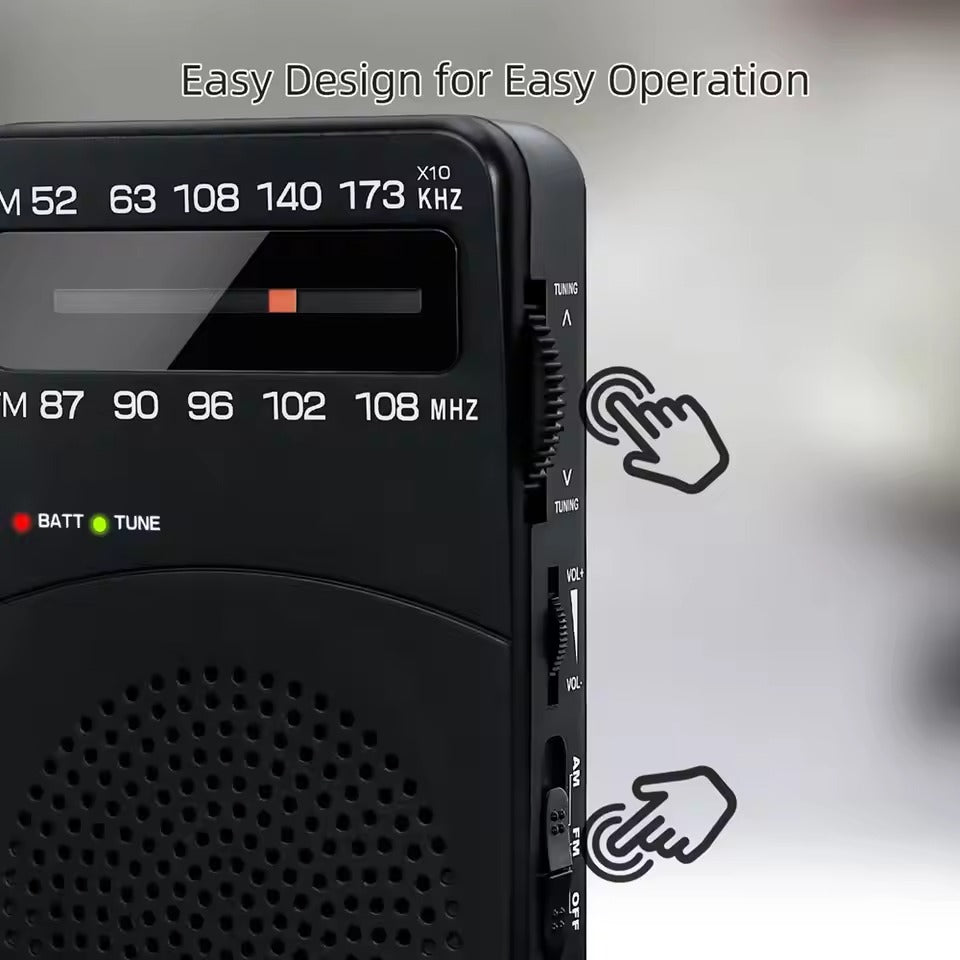 Radio Portable AM FM Compact