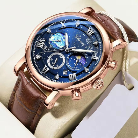 Montre chronographe de luxe pour hommes