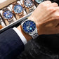 Montre à quartz de luxe pour homme
