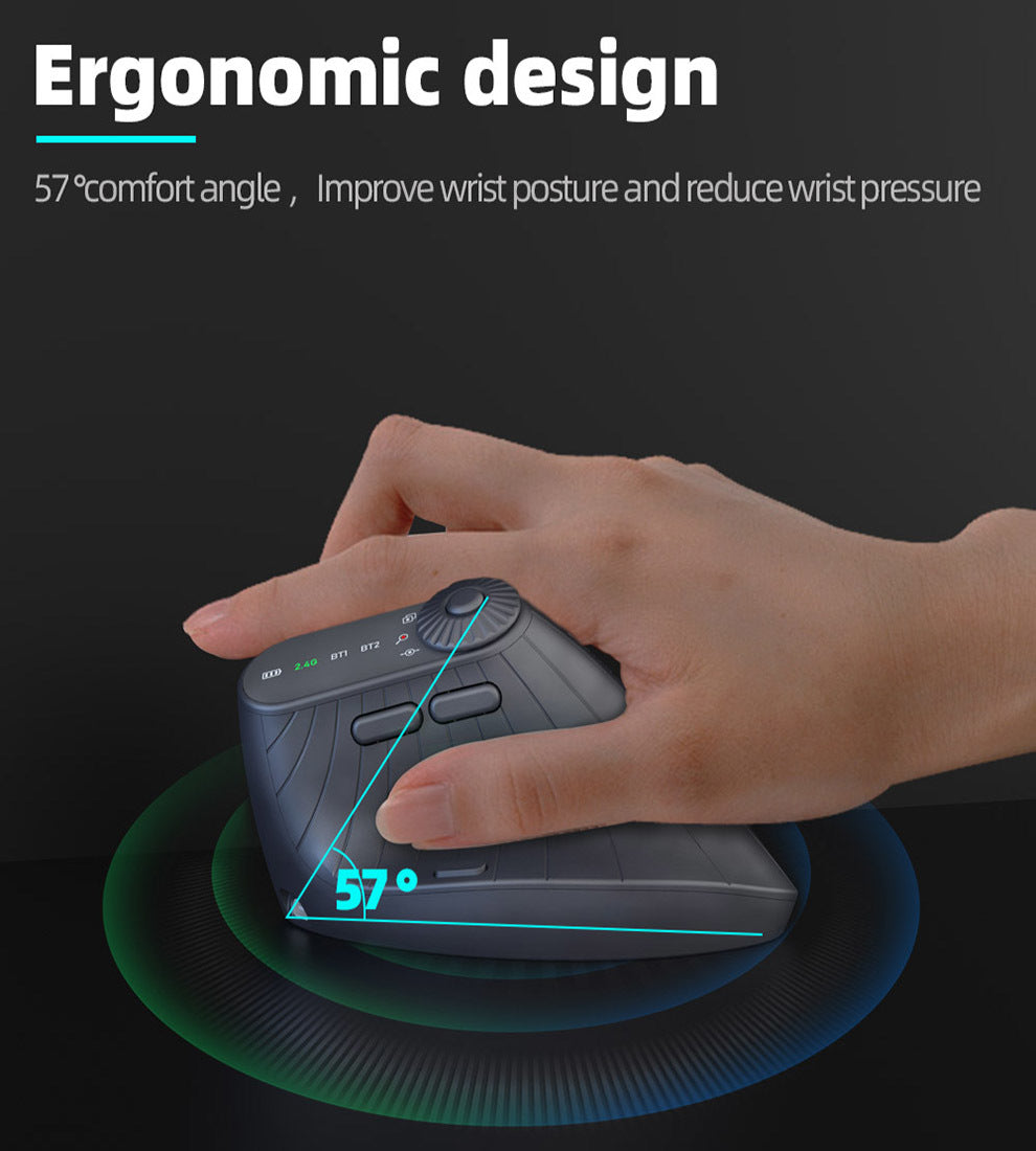 Souris Ergonomique Verticale Multi-Appareils