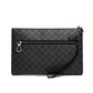 Pochette masculin pour hommes d'affaires en cuir PU