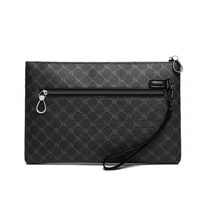 Pochette masculin pour hommes d'affaires en cuir PU