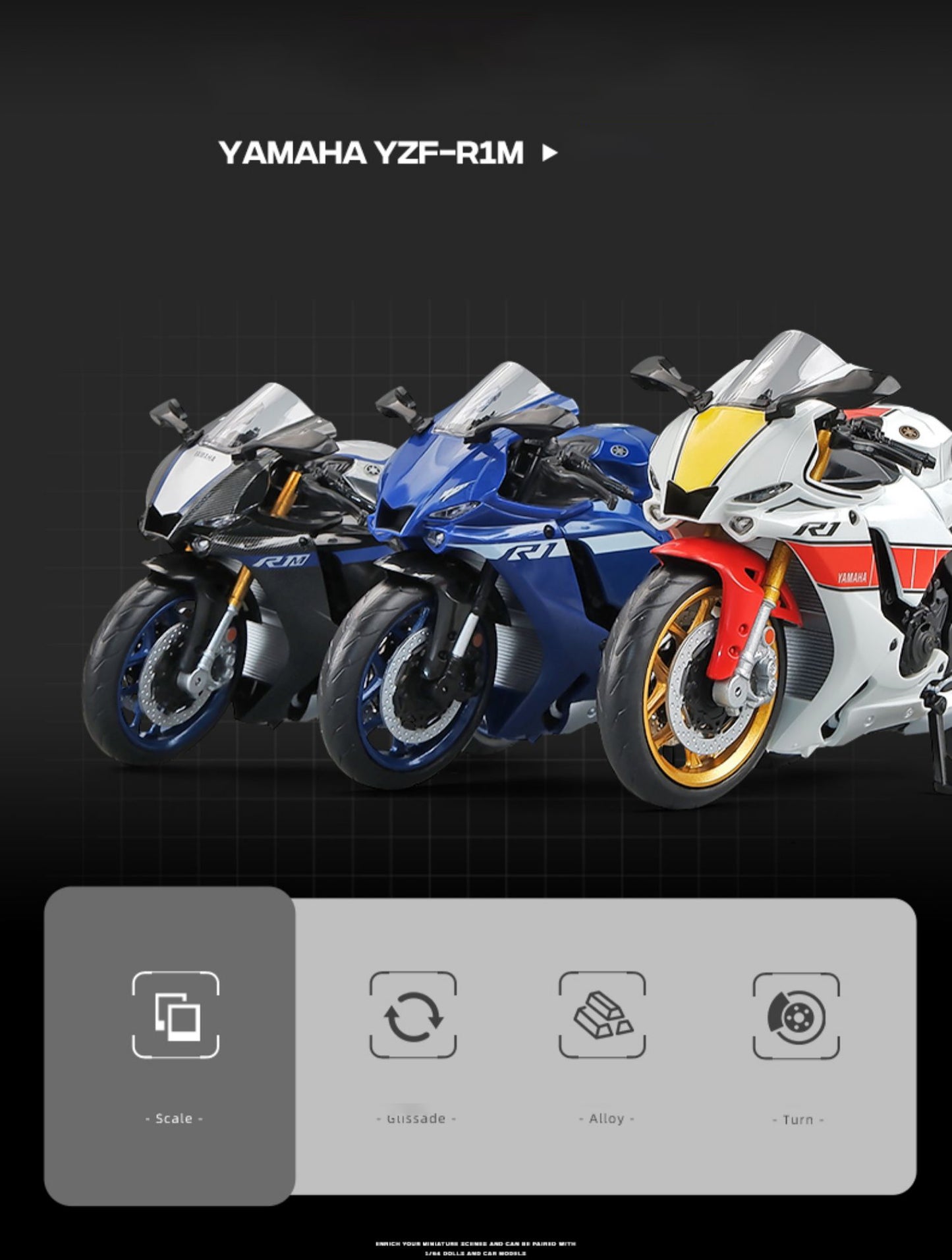 Réplique Moto Sportive Parfait pour les Passionnés