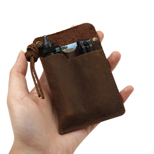 Étui en cuir protection élégante pour vos outils