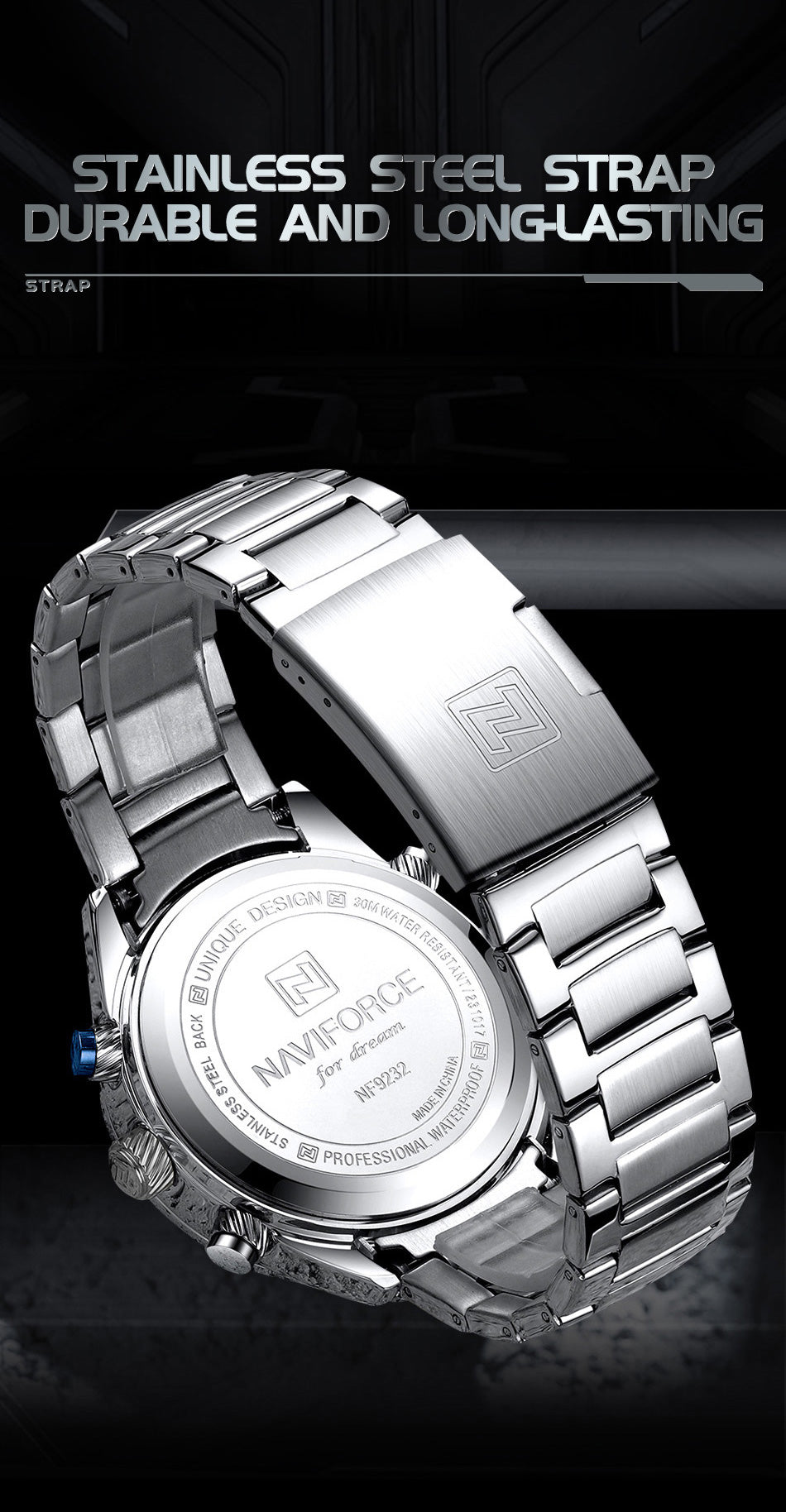 Montre à Affichage Numérique de Luxe pour Homme